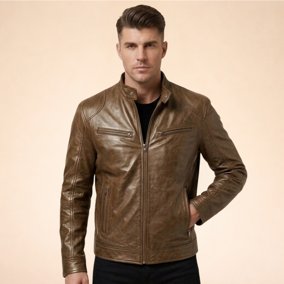 Maximilian | Hochwertige Lederjacke