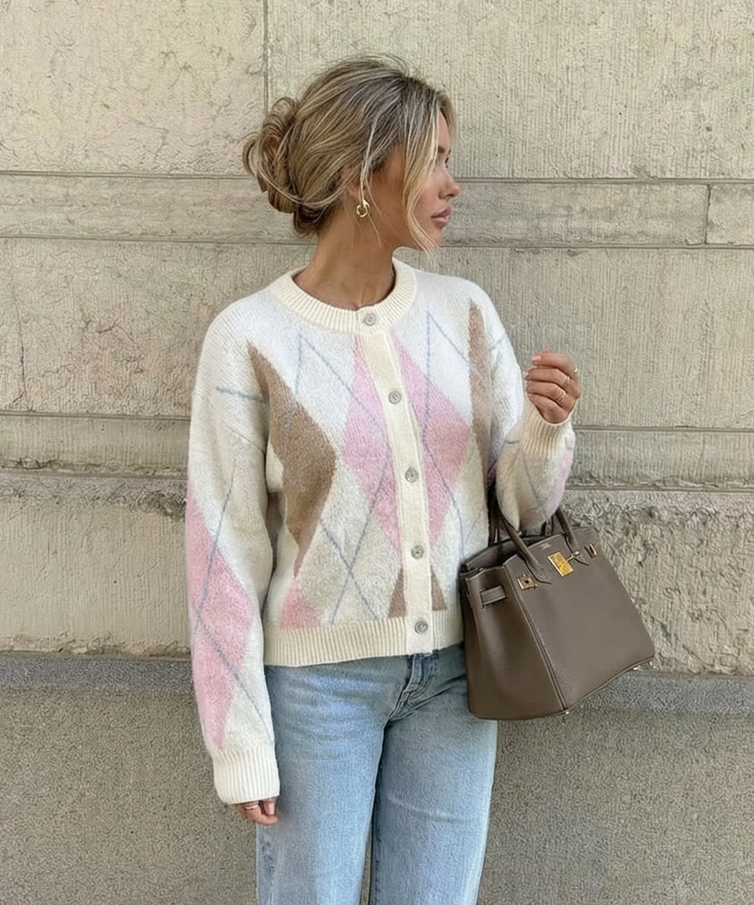 Cardigan Chanti Beige Ladypolitan ♡