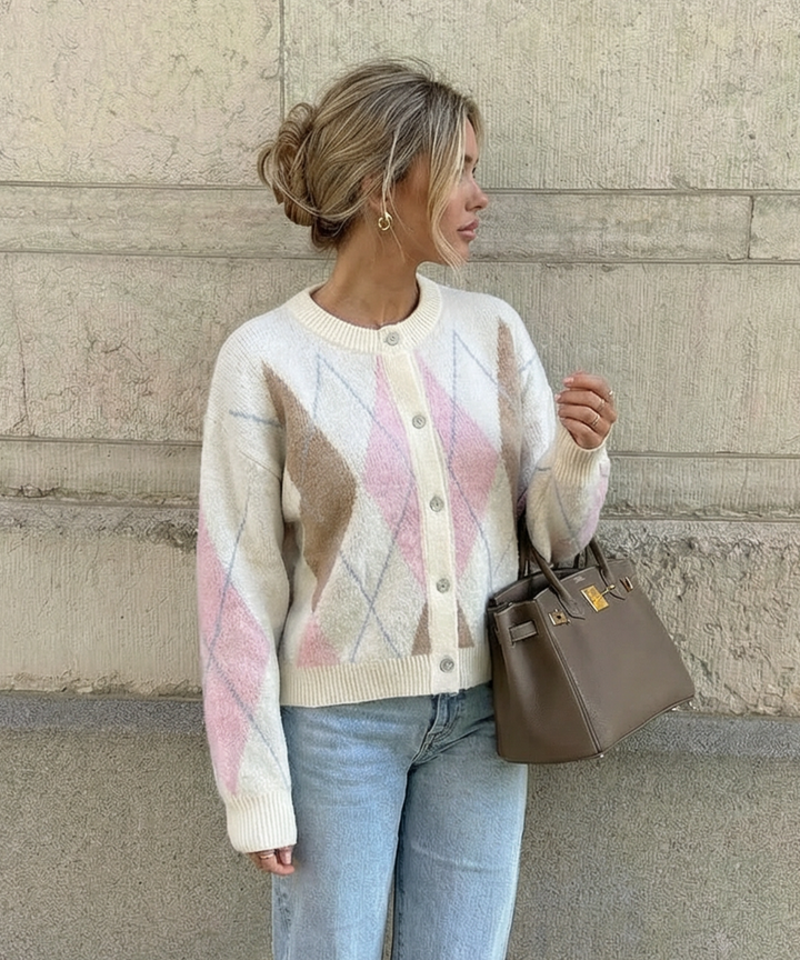 Cardigan Chanti Beige Ladypolitan ♡