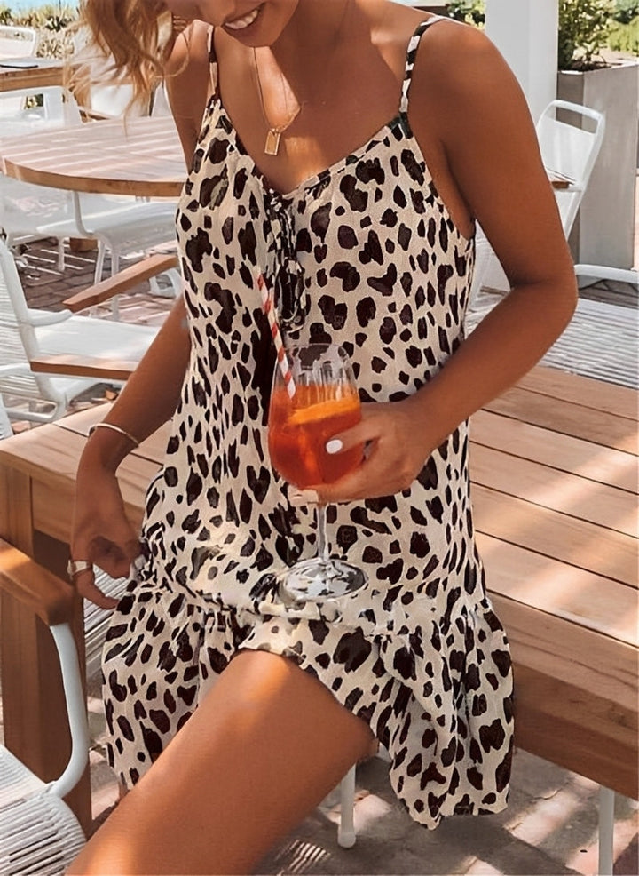 Tiffany - Bequemes Freizeitkleid mit Print für Damen