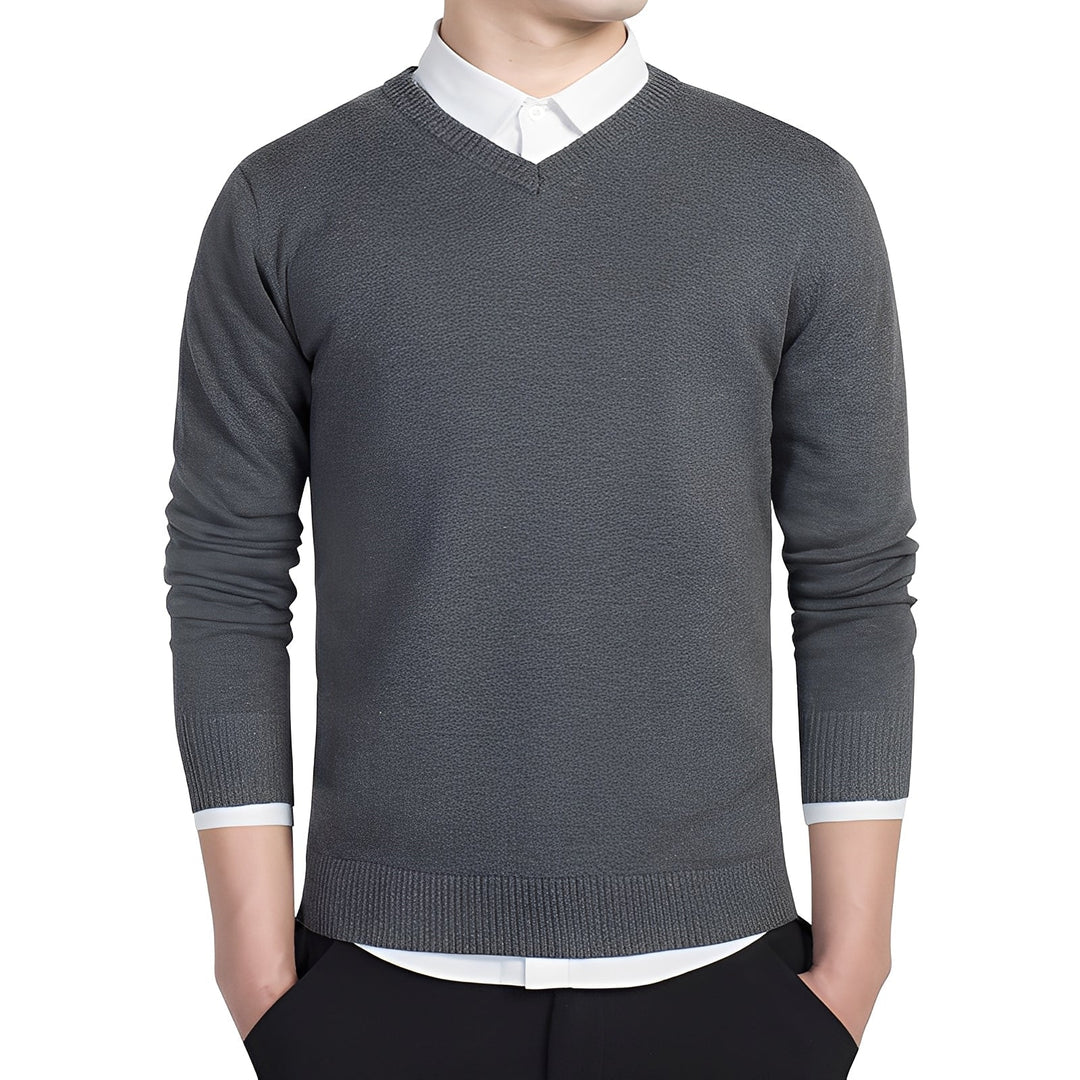 Tom - V-Ausschnitt-Pullover für Herren