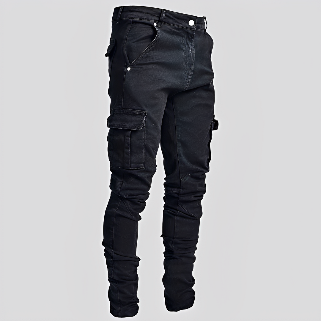 Owen - Lässige Denim-Jeans mit mehreren Taschen für Herren