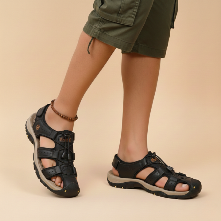 Jonas | Atmungsaktive orthopädische Komfort Sandalen