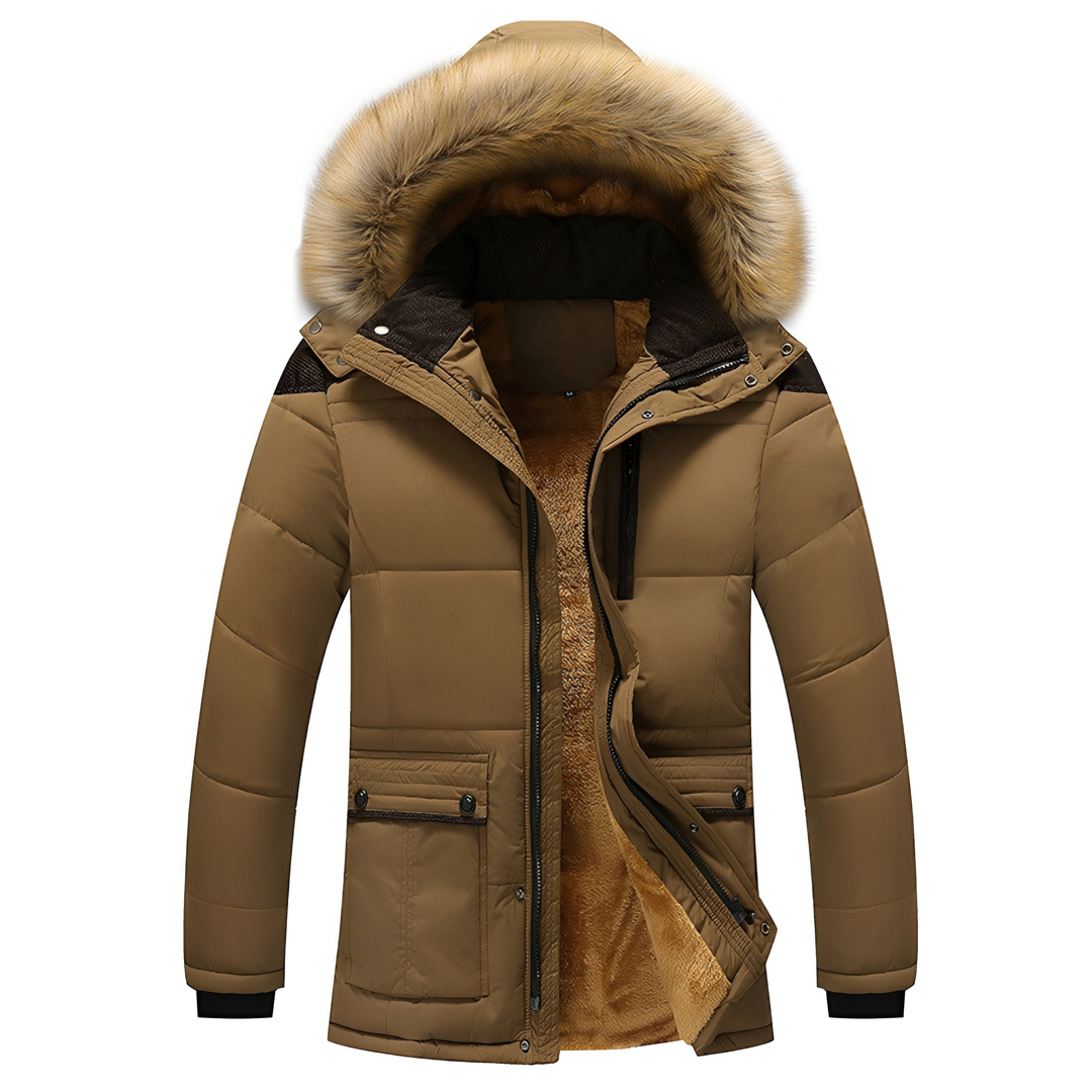 Shawn - Zeitgemäße Herrenjacke mit abnehmbarer Kapuze