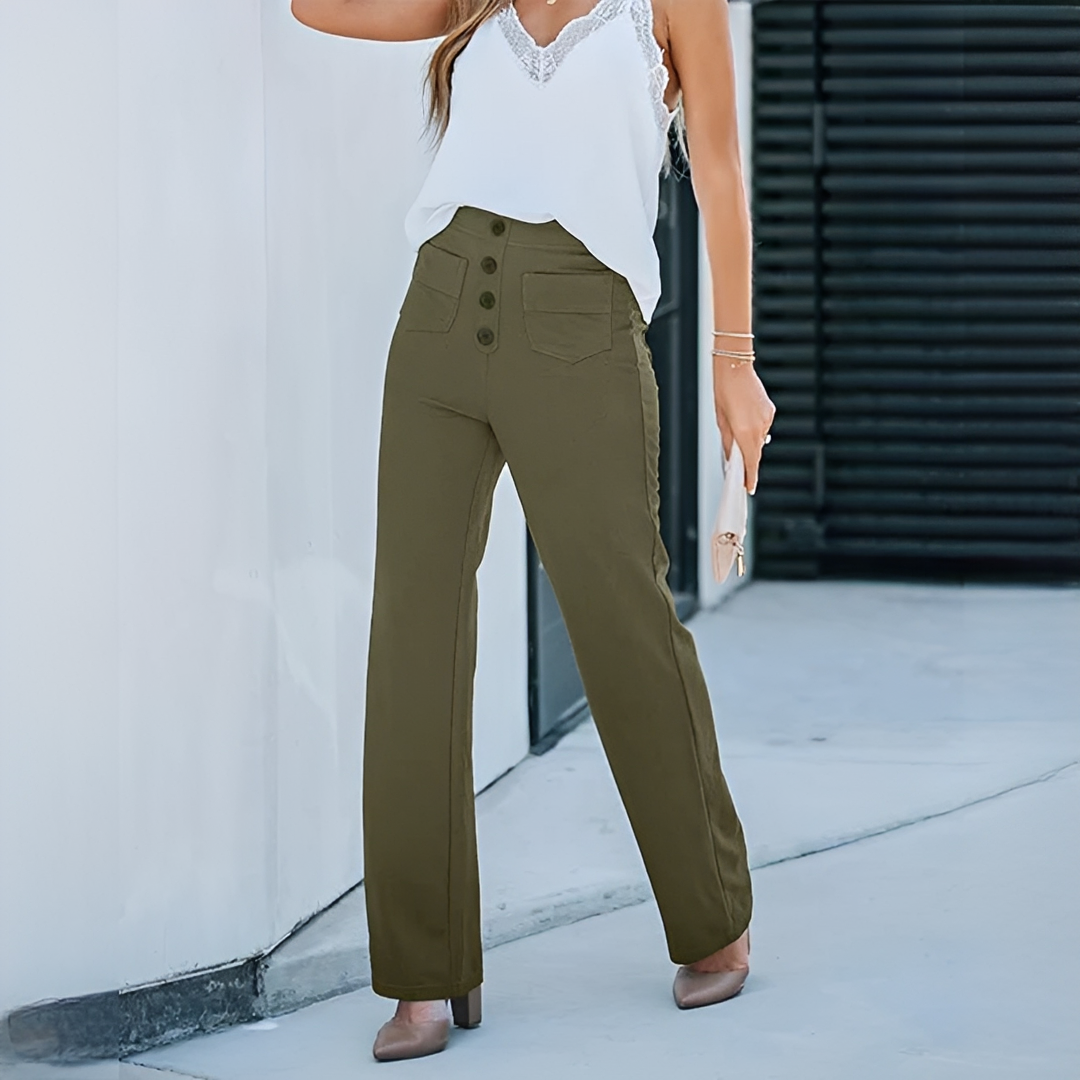 Dara - Schicke Damenhose mit hohem Bund