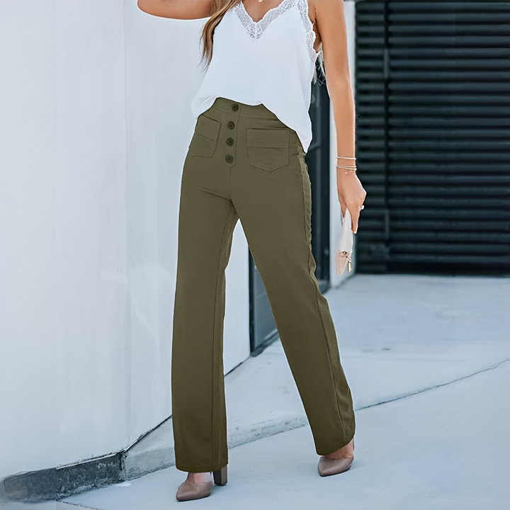 Dara - Schicke Damenhose mit hohem Bund