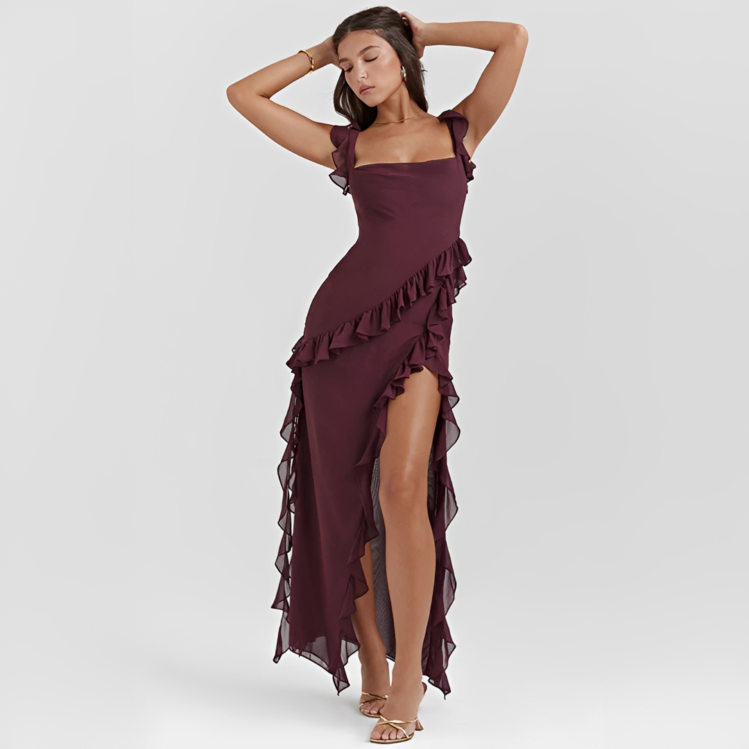 Wilfemae - Elegantes langes Kleid für Frauen