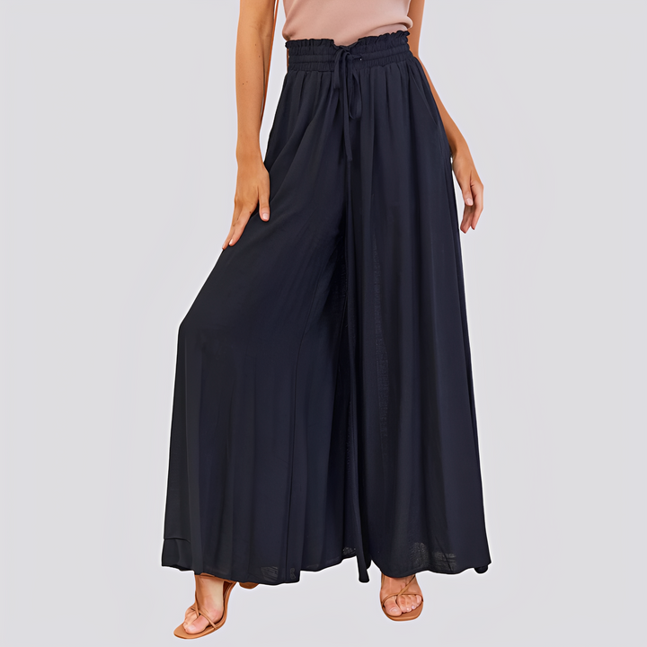 Veronica - Lässige, locker sitzende Hose mit weitem Bein für Damen