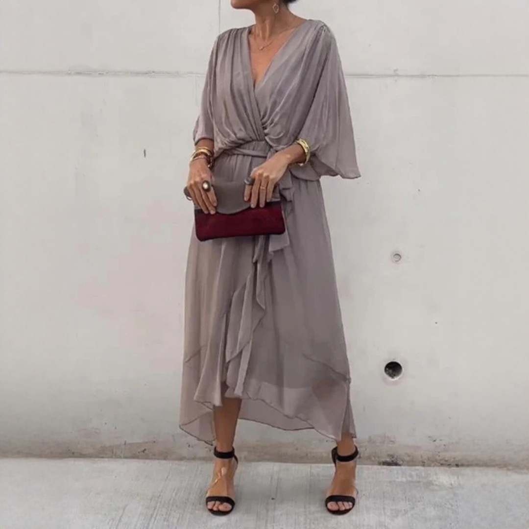 Demara - Stilvolles V-Kleid für Damen