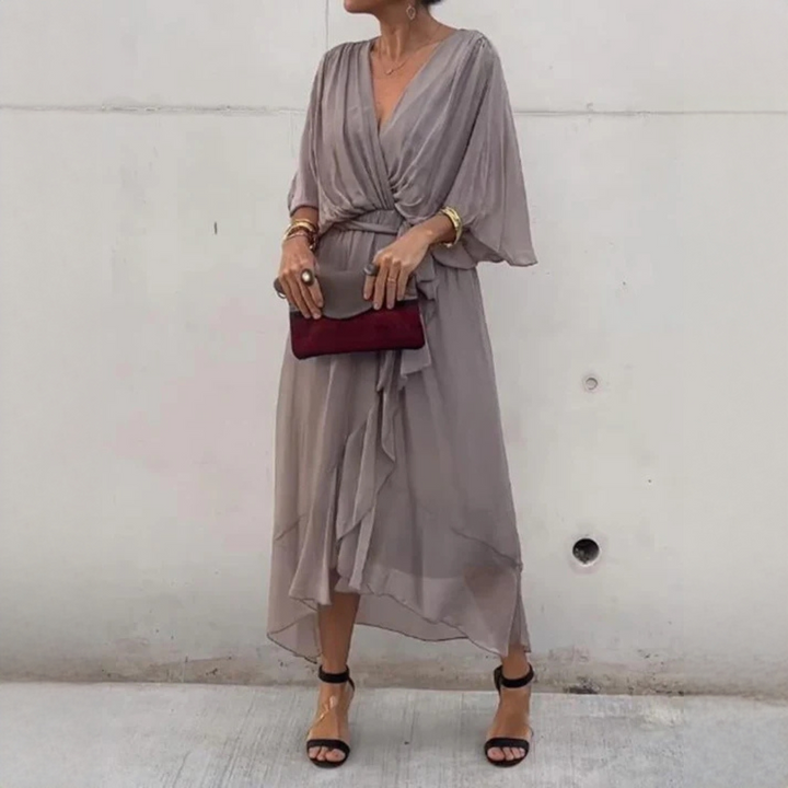 Demara - Stilvolles V-Kleid für Damen