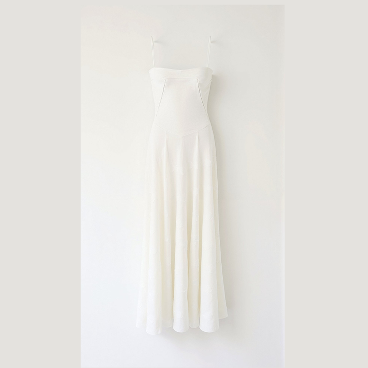 Michaela | Damen Hochzeitsgast Slip Maxikleid