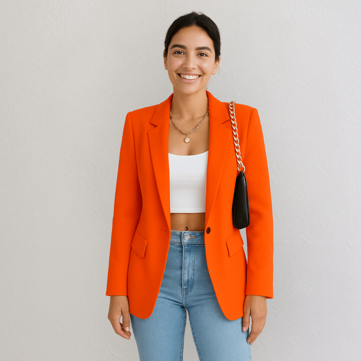 Damen Blazer tailliert mit Revers