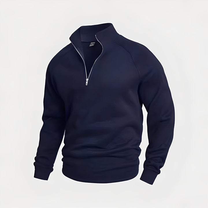 Wiley - Bequemer Herren-Fleecepullover mit Zipper