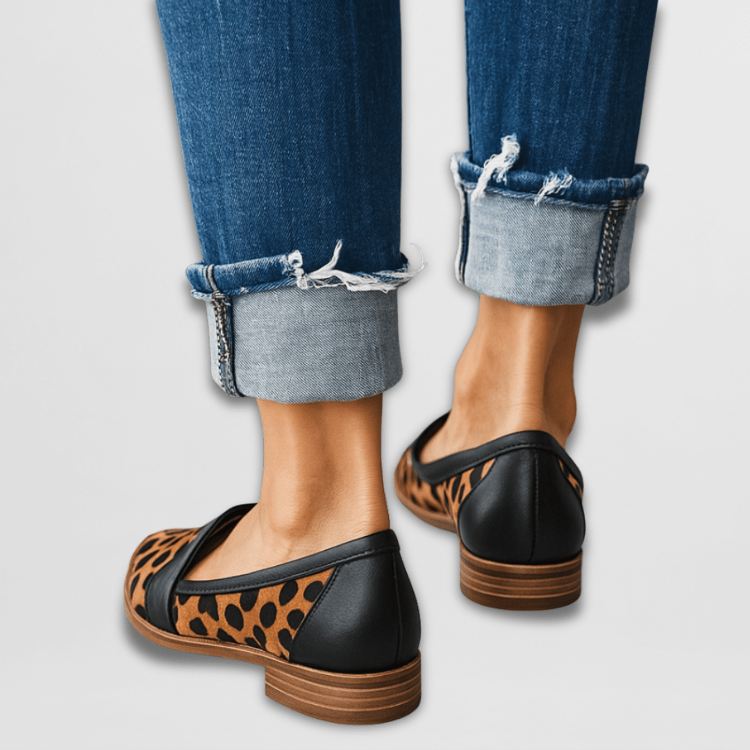 Annika | Damen Orthopädische Spitz Zulaufende Loafer