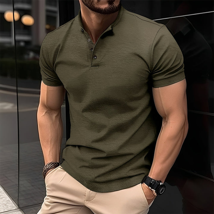 Peter - Lässiges Poloshirt  mit Knopf für Herren