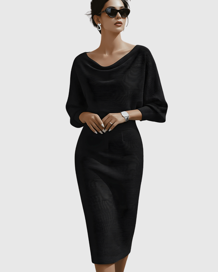 Danaya – Elegantes Midikleid mit Drapierung