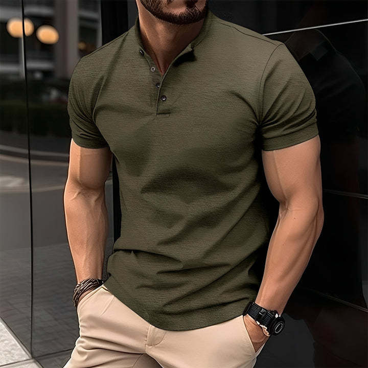 Frank - Lässiges Poloshirt mit Knöpfen für Herren