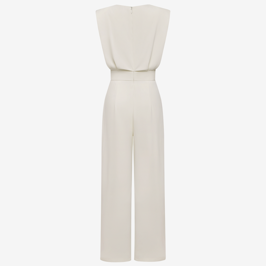 Jumpsuit Damen ärmellos mit weitem Bein