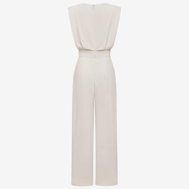 Jumpsuit Damen ärmellos mit weitem Bein