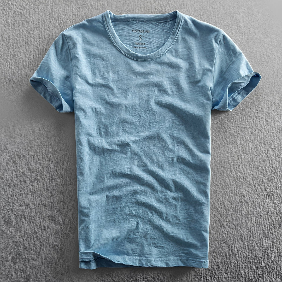 Samuel - Klassisches gewaschenes T-Shirt für Herren