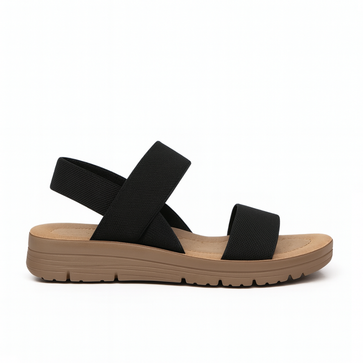 Orthopädische Sandalen für Damen mit Fußgewölbestütze