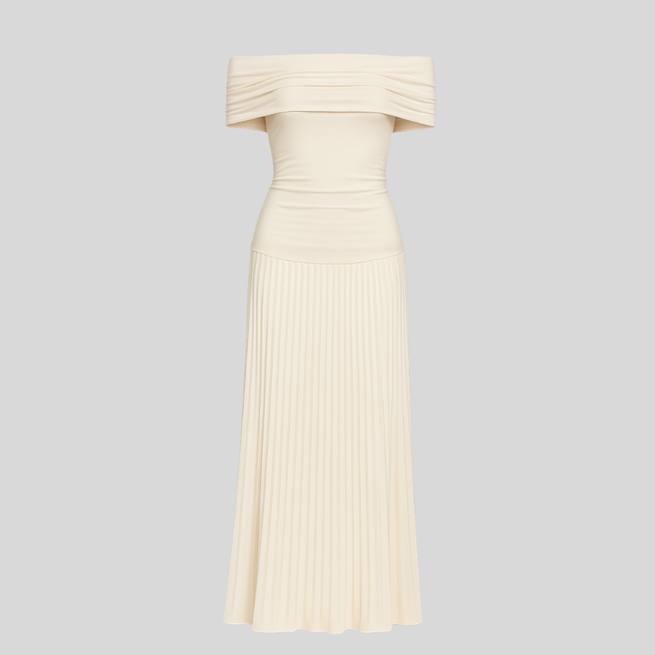 Edith | Damen Hochzeitsgast Gefaltetes Maxikleid