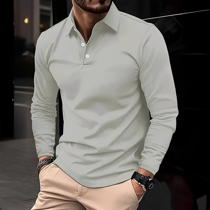 Conner – Langärmliges Herren-Poloshirt – Lässig & komfortabel
