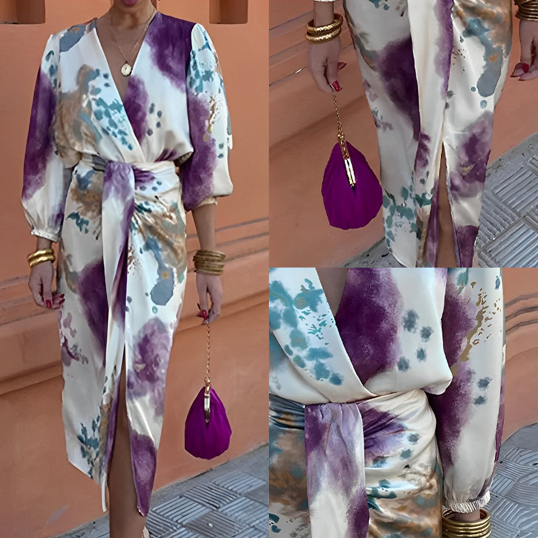 Jazmyn - Schickes Kleid mit V-Ausschnitt
