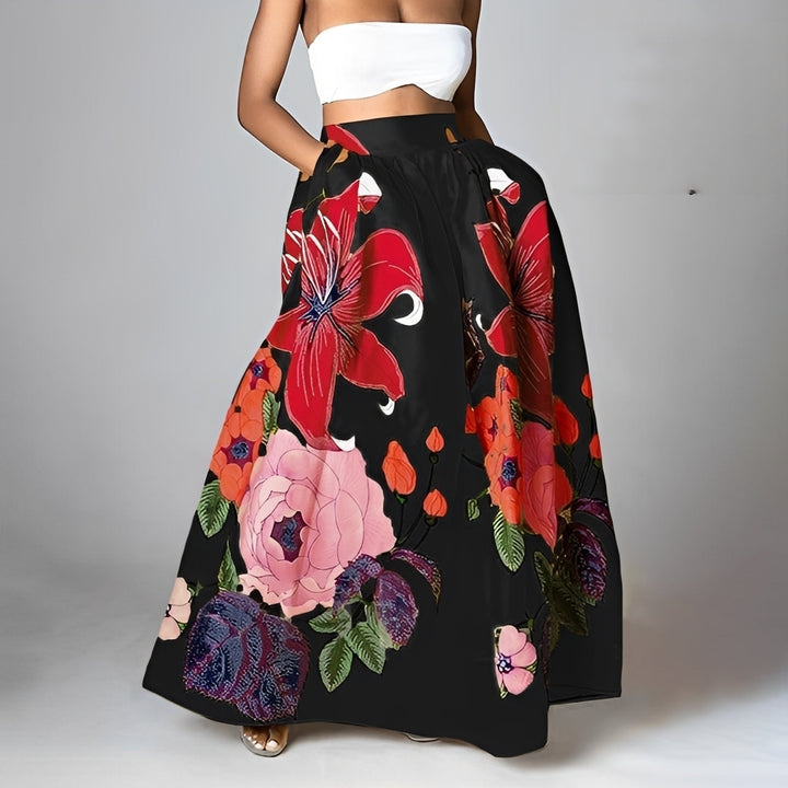 Jessica - Moderner Boho-Rock mit hoher Taille für Frauen