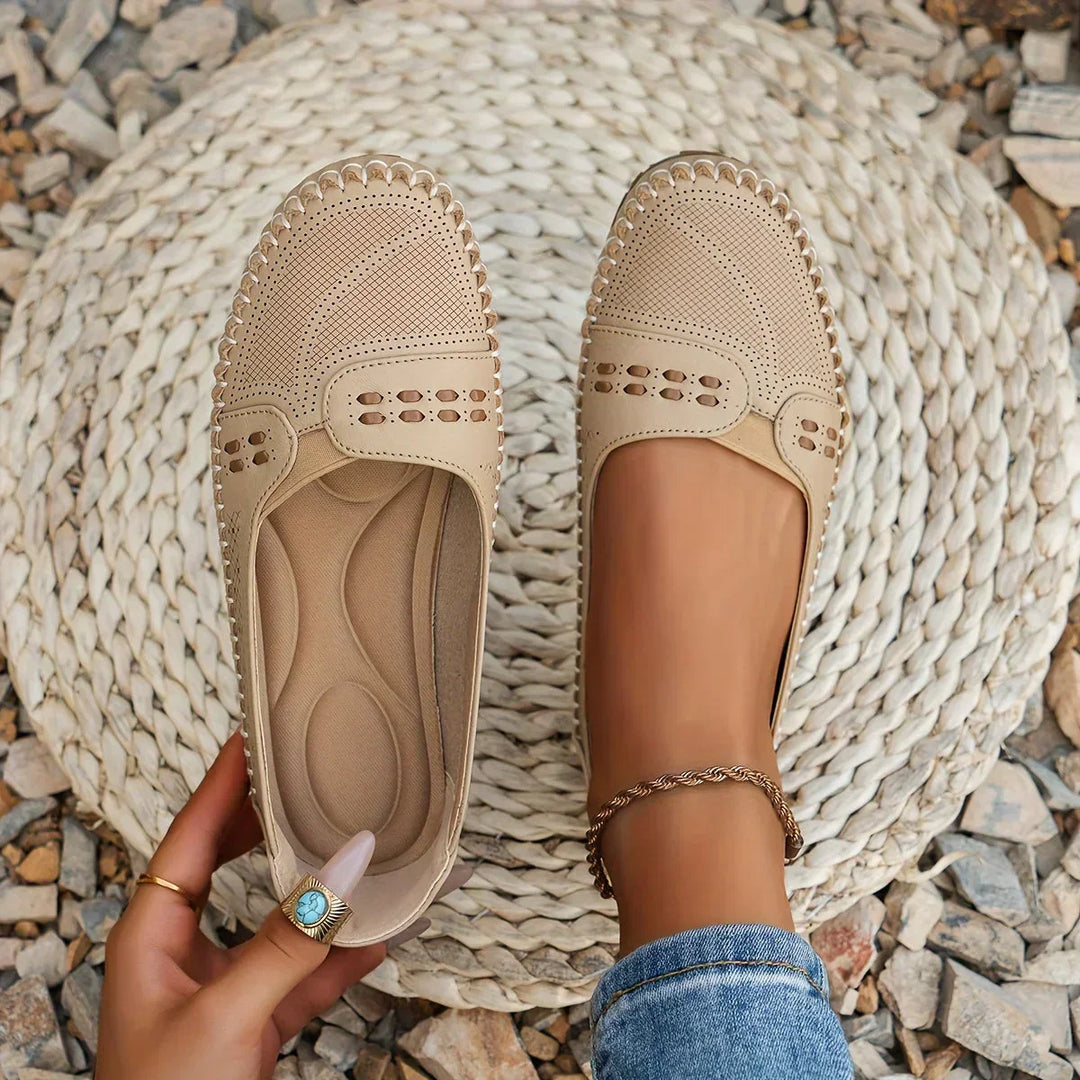 Orthopädische Ballerinas für Damen mit Einlegesohle