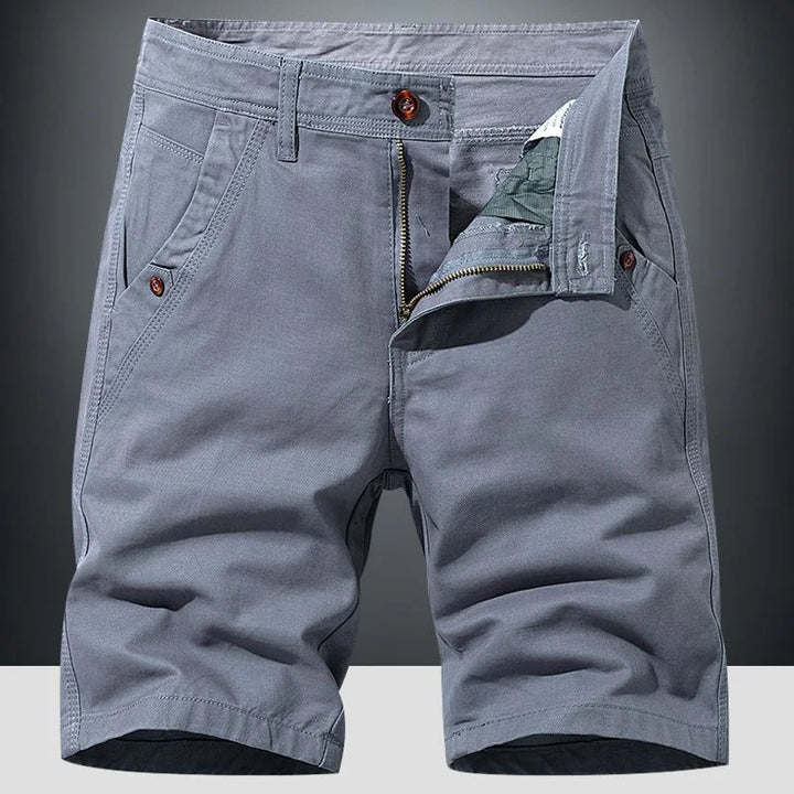 Lukas | Herren Klassische Casual Chino Shorts mit Reißverschluss