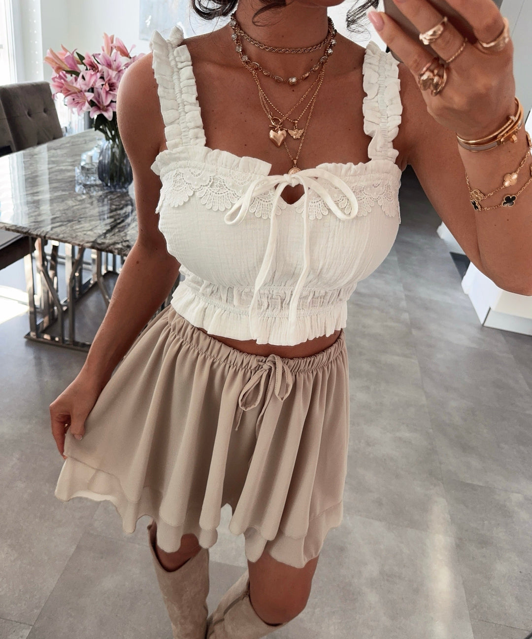 Top Esra Weiß Ladypolitan ♡