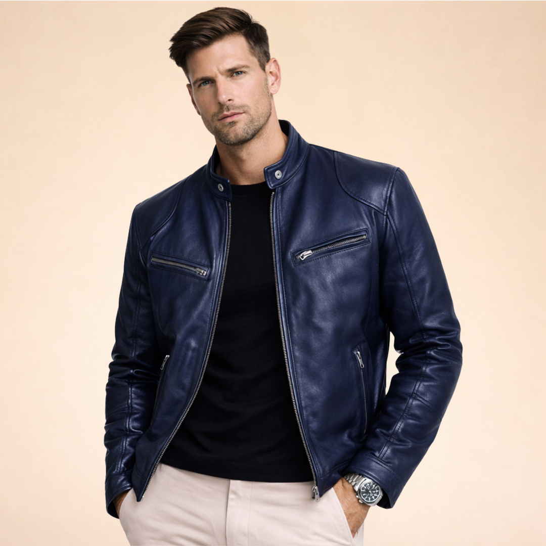 Maximilian | Hochwertige Lederjacke