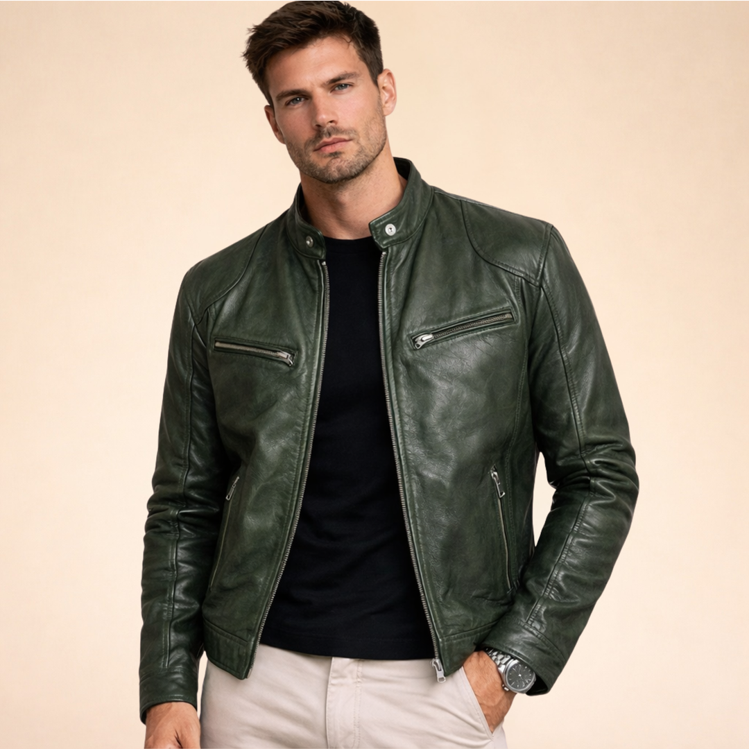 Maximilian | Hochwertige Lederjacke