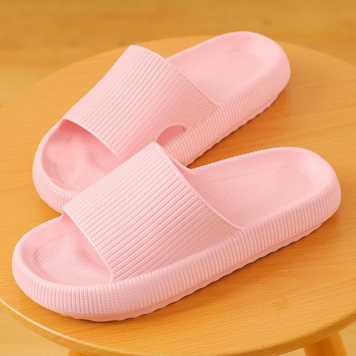 Badslipper für Damen und Herren mit dicker Sohle