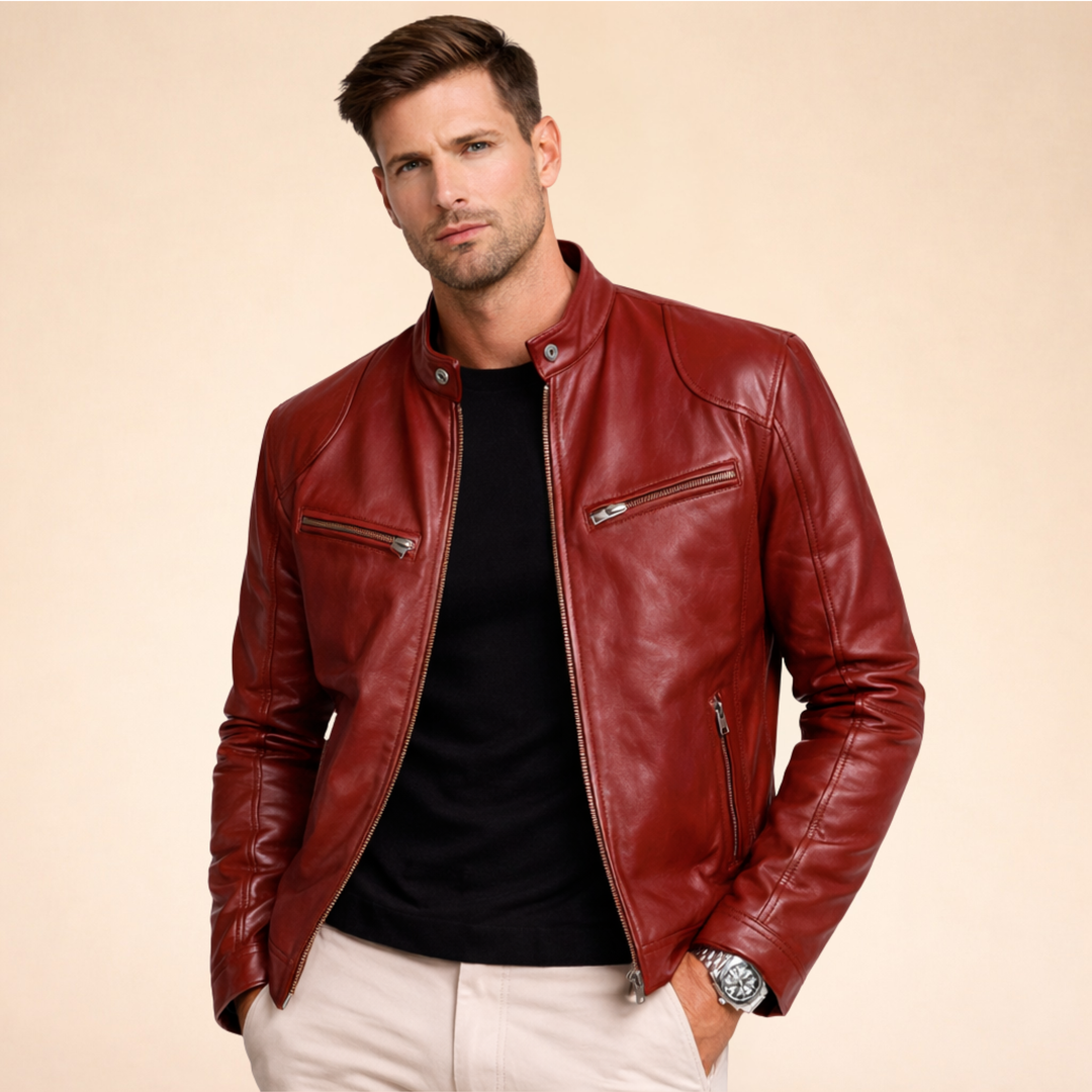Maximilian | Hochwertige Lederjacke