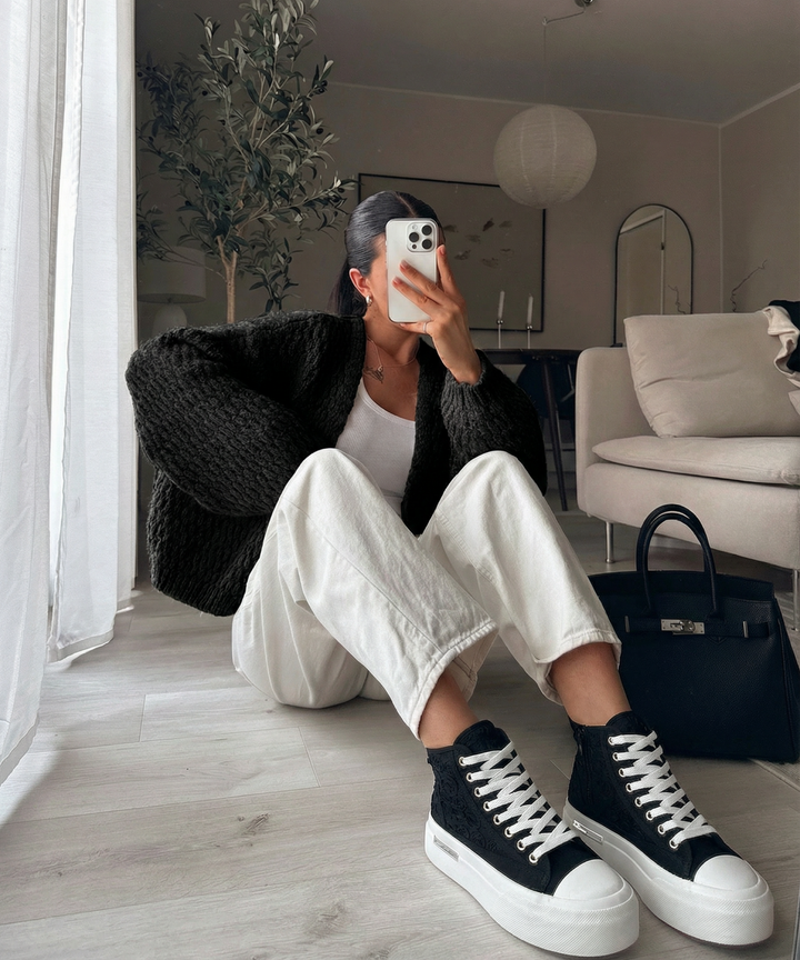Sneaker Millane Schwarz Ladypolitan ♡