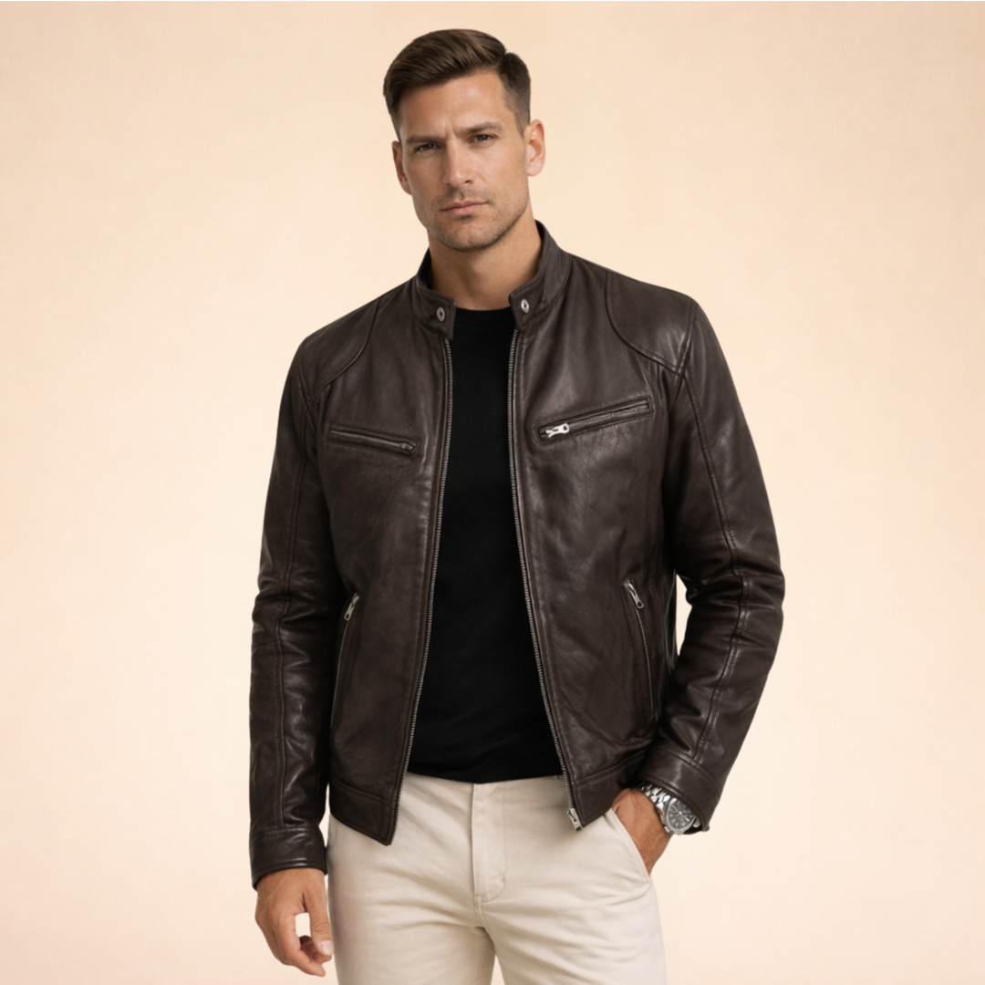 Maximilian | Hochwertige Lederjacke
