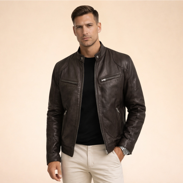 Maximilian | Hochwertige Lederjacke