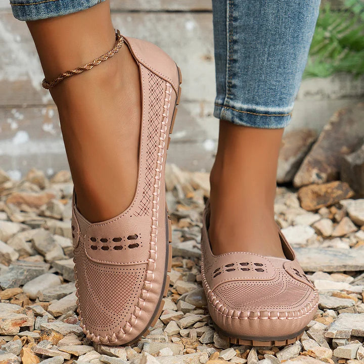 Orthopädische Ballerinas für Damen mit Einlegesohle