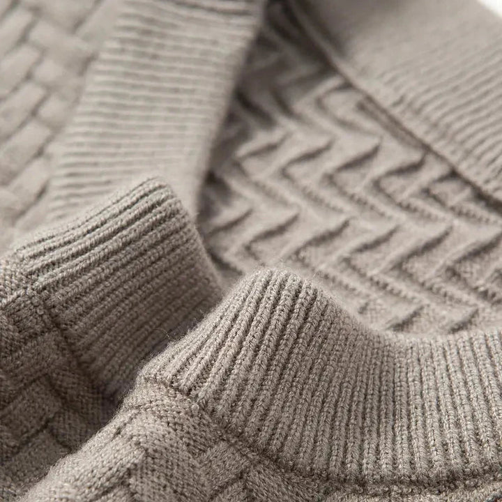 Pullover | Rundhals mit Strukturmuster