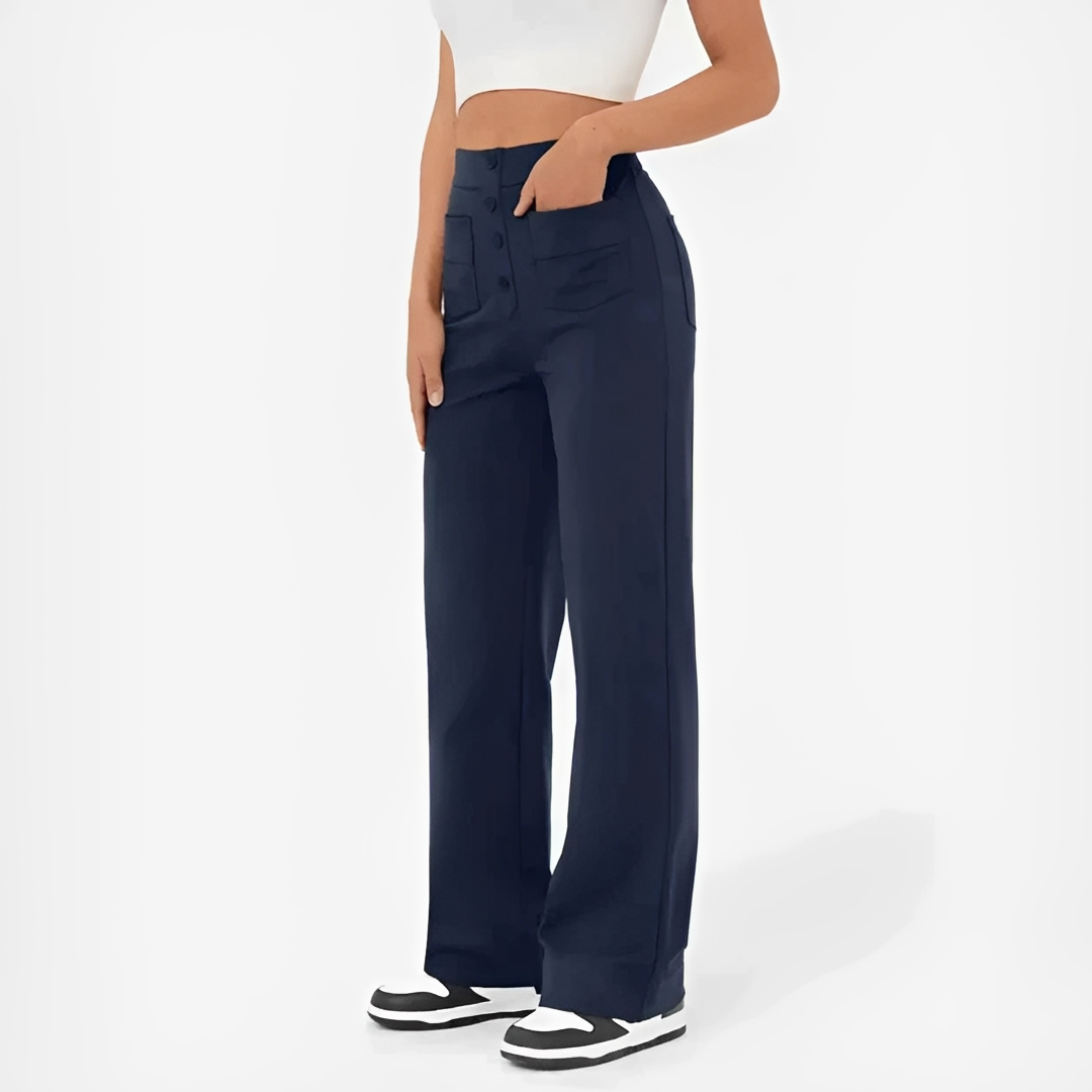 Dara - Schicke Damenhose mit hohem Bund