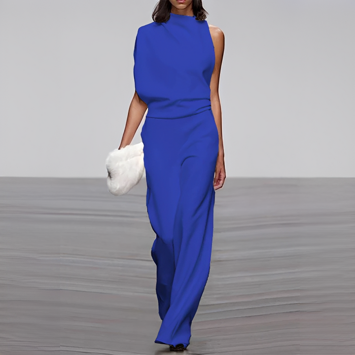 Noviem - Stilvoller Damen-Overall mit Rundhalsausschnitt