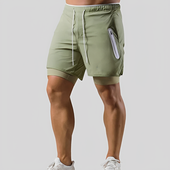 Steven - Herren Shorts - Zweischichtig für sportliche Aktivitäten