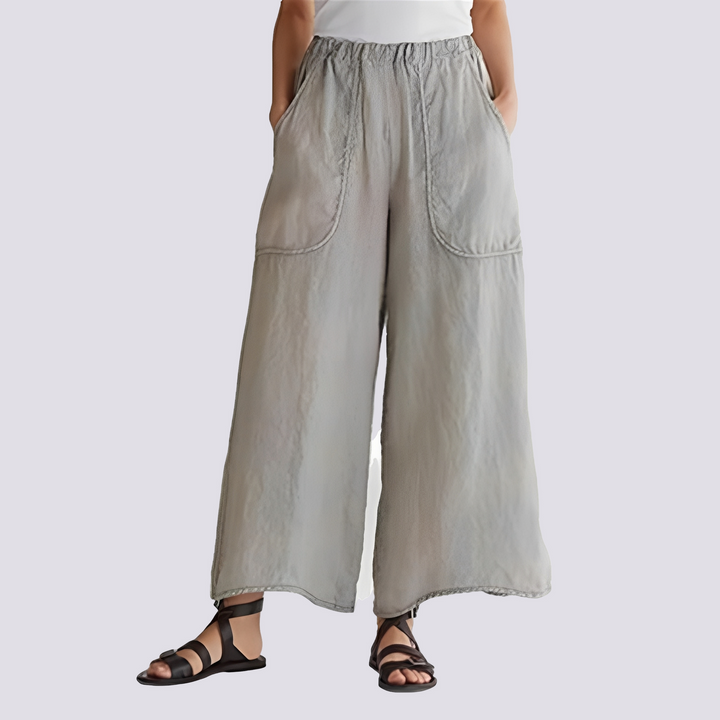 Angela - Bequeme Damenhose mit weitem Bein
