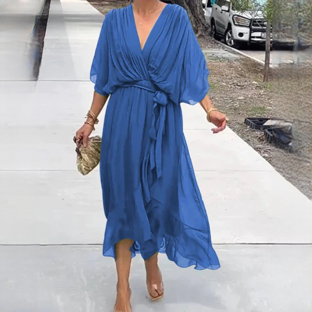 Demara - Stilvolles V-Kleid für Damen
