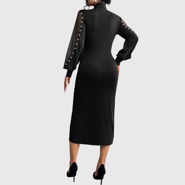 Genora – Elegantes Formelles Kleid mit Fließenden Ärmeln