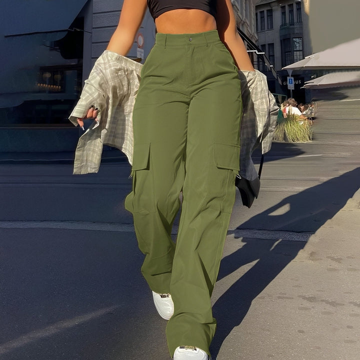 Sophie - Bequeme Cargohose mit hoher Taille für Frauen