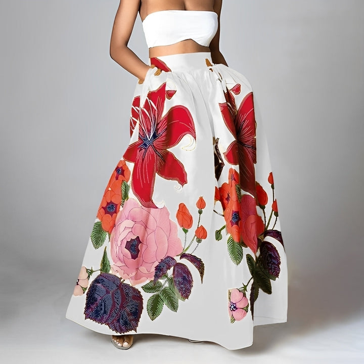 Jessica - Moderner Boho-Rock mit hoher Taille für Frauen