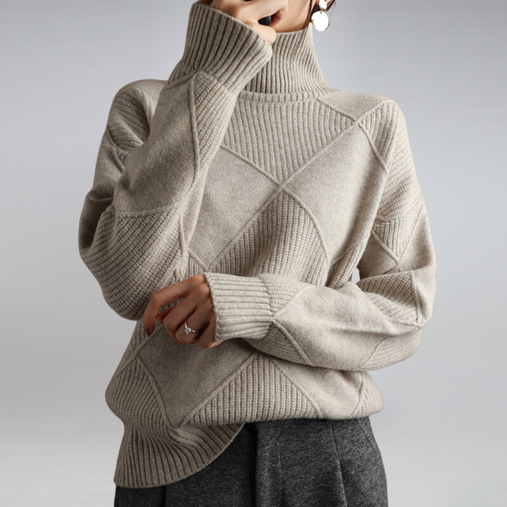 Maria | Damen Winter Rollkragenpullover